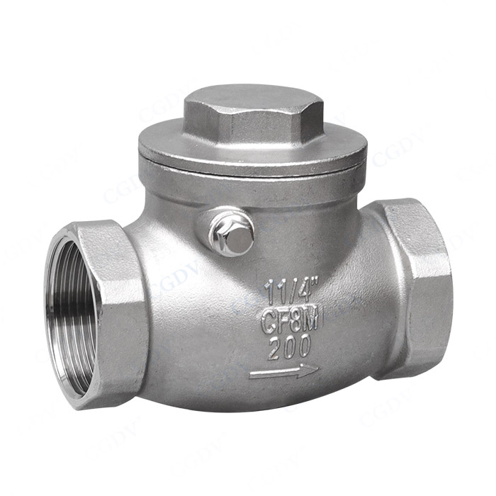 Threaded check valve