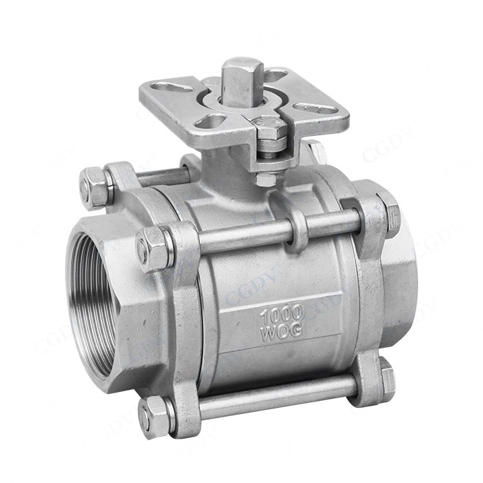 3PC High platform ball valve