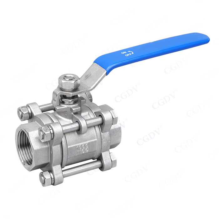 3PC Threaded ball valve