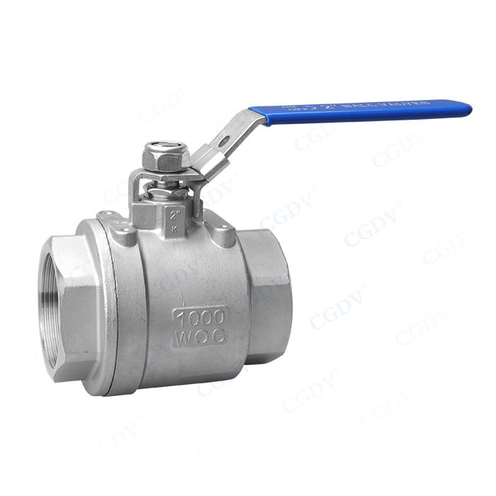 2PC Threaded ball valve