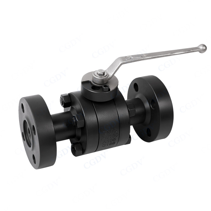 National standard three piece flange ball valve