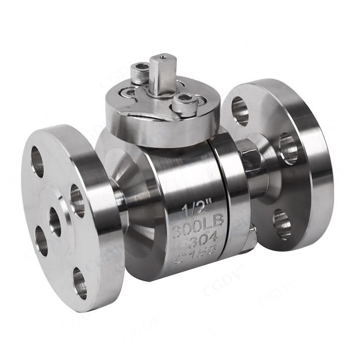 American standard two-piece flange ball valve