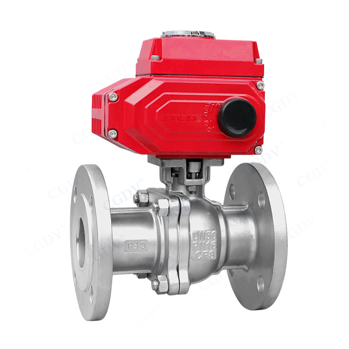 Electric flange ball valve