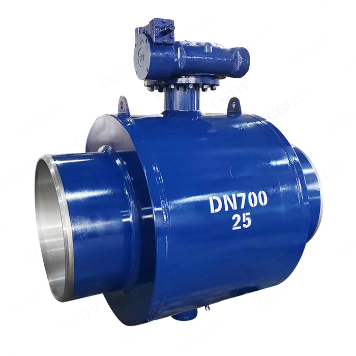 Square fixed turbine ball valve